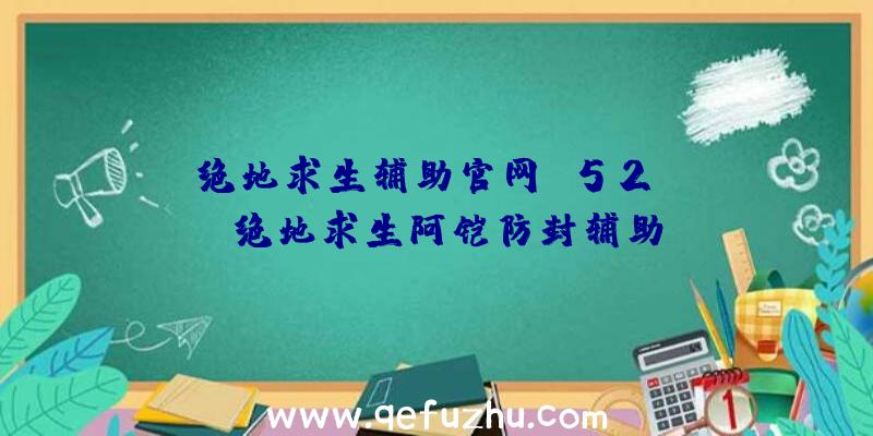 「绝地求生辅助官网